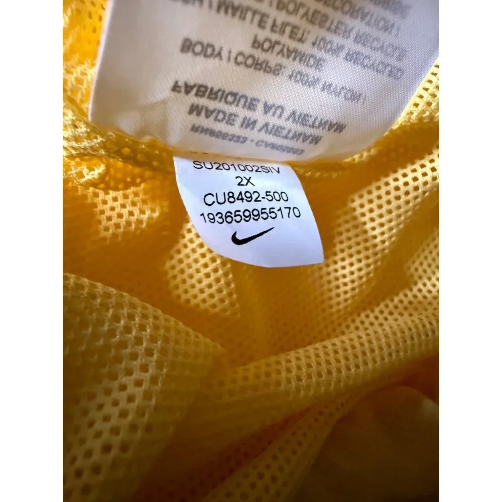 Nike Windbreaker Jacket Multicolor Hoodie Womens 2XL Full Zip - Picture 4 of 6